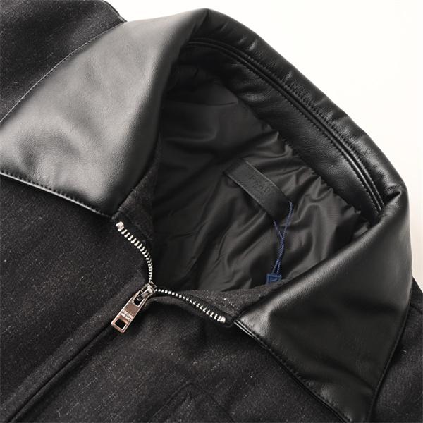  中綿ジャケット ブラック 便利 実用性抜群 おすすめ PRADA プラダ コピー