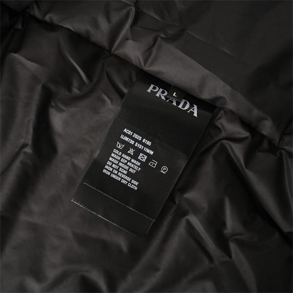  中綿ジャケット ブラック 便利 実用性抜群 おすすめ PRADA プラダ コピー