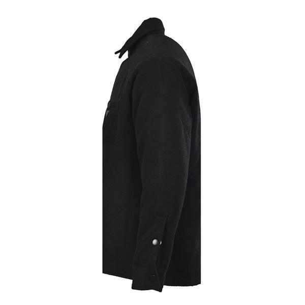 シャツジャケット ブラック 定番 上质 实用性抜群 PRADA プラダ スーパーコピー