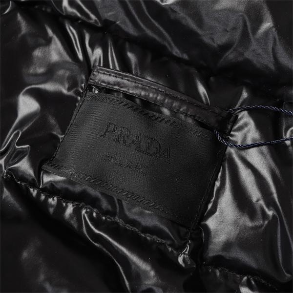 新着 PRADA プラダ 偽物 フード付きジャケット ブラック おすすめ 多机能 