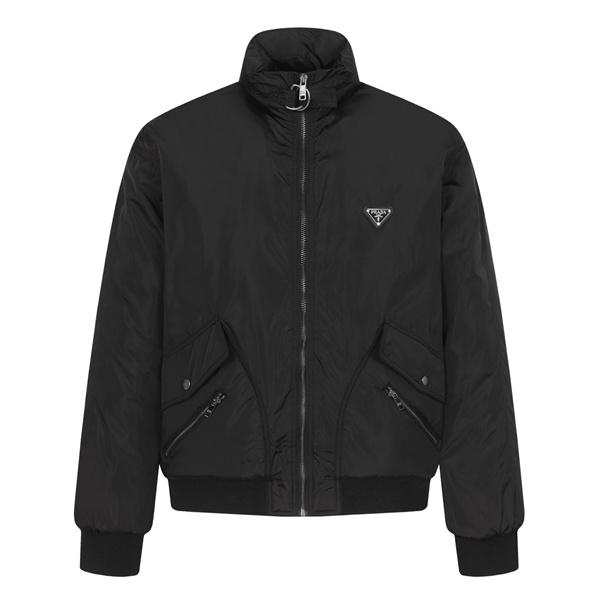 冬モデル ダウンジャケット ブラック 希少 トレンド PRADA プラダ コピー