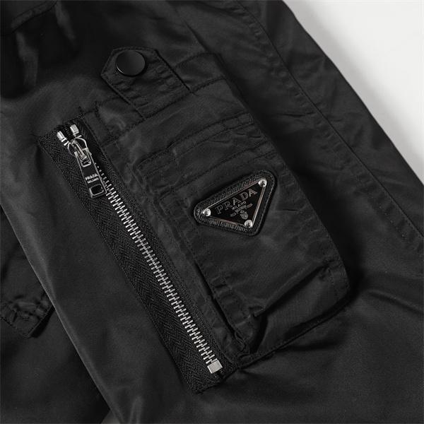 ボンバージャケット PRADA プラダ コピー ブラック 売れ筋 本格派 多機能