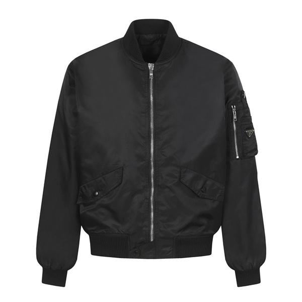 ボンバージャケット PRADA プラダ コピー ブラック 売れ筋 本格派 多機能