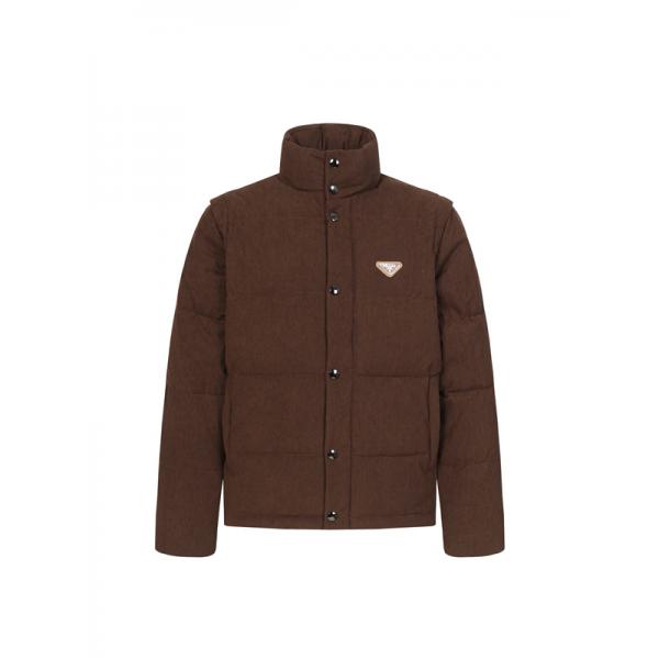 ダウンジャケット ブラック 新登場 上質 快適 PRADA プラダ スーパーコピー