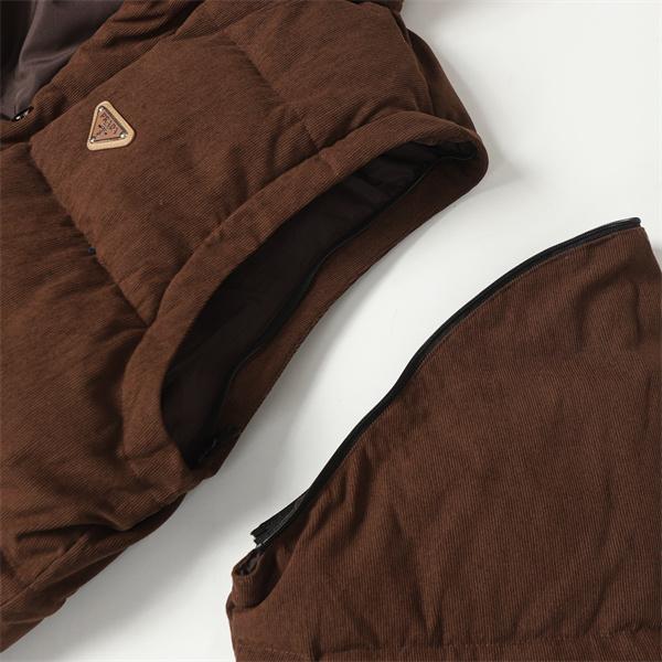 ダウンジャケット ブラック 新登場 上質 快適 PRADA プラダ スーパーコピー