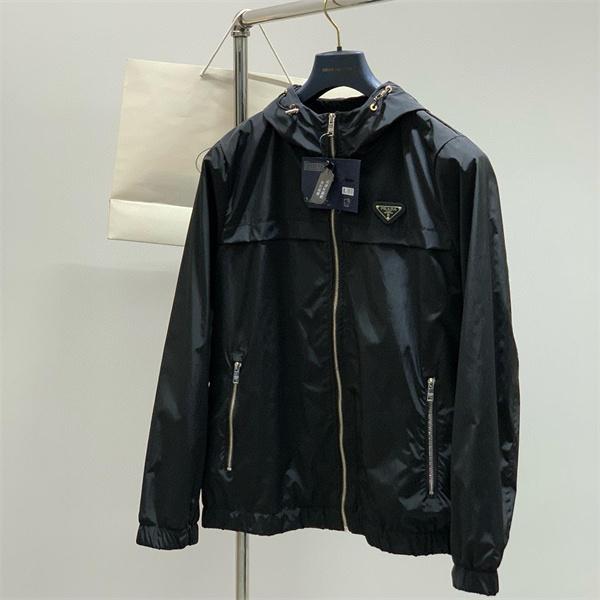 2026新着 ジャケット ブラック 話題 多機能 おすすめ PRADA プラダ スーパーコピー