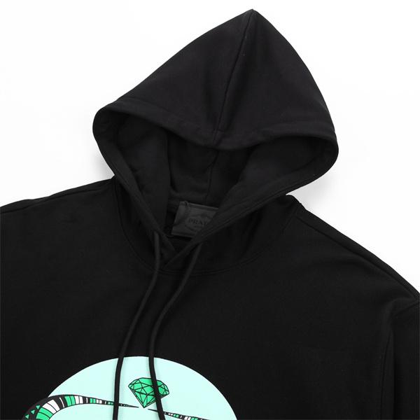 新登場 パーカー ホワイト PRADA プラダ スーパーコピー 限定 お洒落 快適