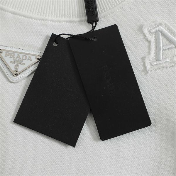 パーカー ホワイト／カーキ 本格派 上質 着心地抜群 PRADA プラダ コピー  