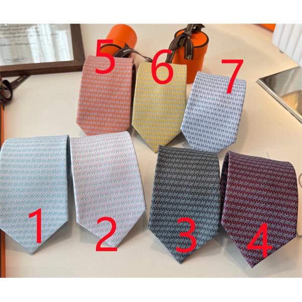 エルメス Hermes 激安 メンズ ネクタイ 新作 H総柄 デザイン シルク100％ 手仕上げ ビジネス用