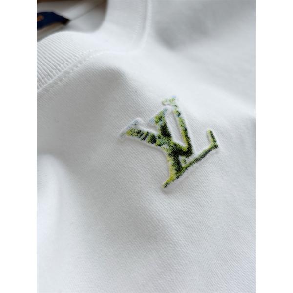 LVルイヴィトンロングTシャツコピー雪山☆LOUIS VUITTON秋冬2026最新人気ホワイト色