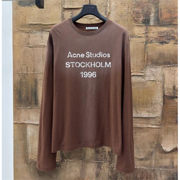 ☆2026人気Acne  STUDIOS 1996ロングTコピーアクネストゥディオズ新作入手困難
