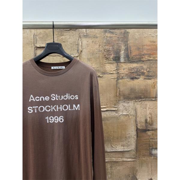 ☆2026人気Acne  STUDIOS 1996ロングTコピーアクネストゥディオズ新作入手困難