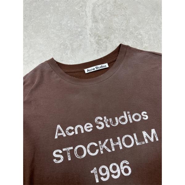 ☆2026人気Acne  STUDIOS 1996ロングTコピーアクネストゥディオズ新作入手困難