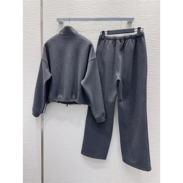 2026最新プラダセットアップスーパーコピー  PRADAレディースファッション人気グレー色上品