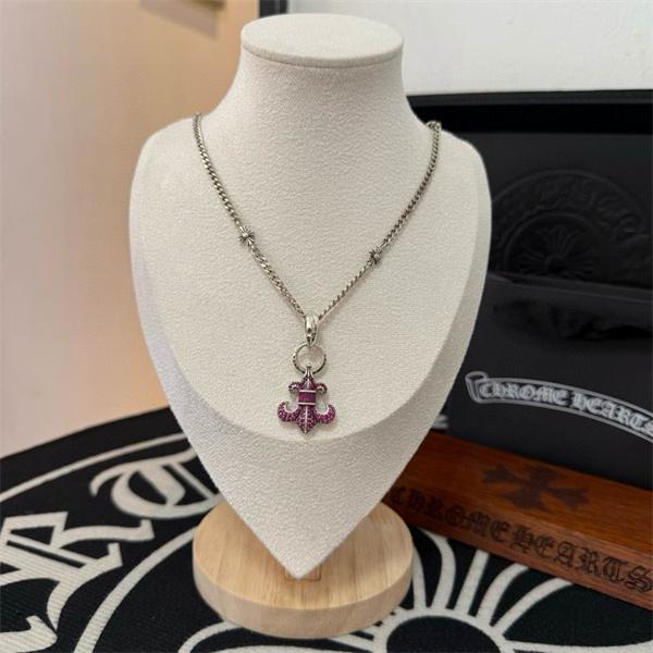 2026新作 大人ストリート 十字架シルバーネックレス 注目 CHROME HEARTS クロムハーツ コピー