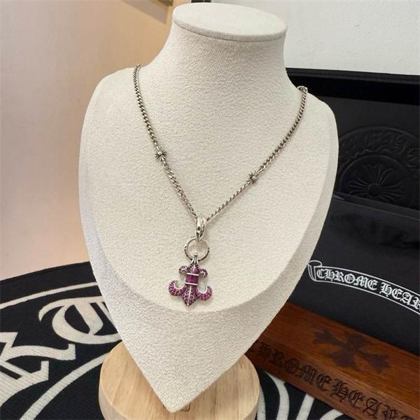 2026新作 大人ストリート 十字架シルバーネックレス 注目 CHROME HEARTS クロムハーツ コピー