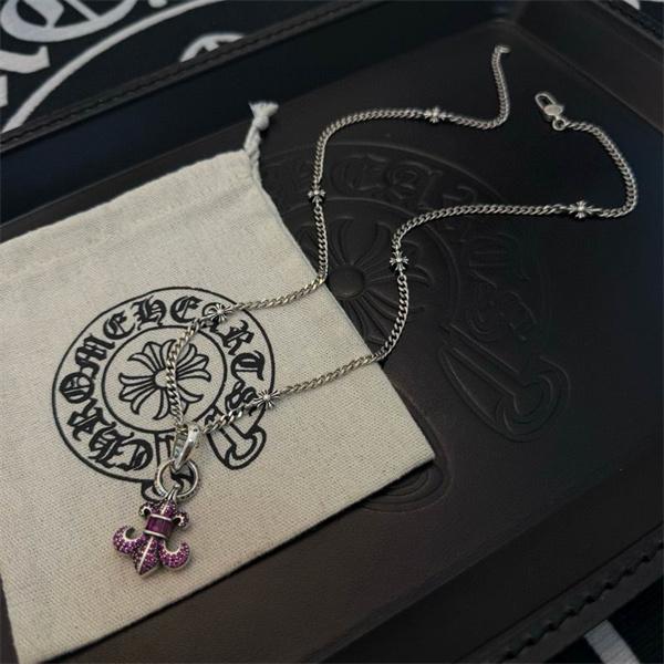 2026新作 大人ストリート 十字架シルバーネックレス 注目 CHROME HEARTS クロムハーツ コピー