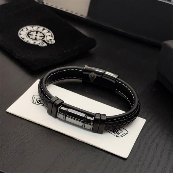 CHROME HEARTS クロムハーツ コピー 2026新作 上質 レザー ブレスレット 注目 トレンド