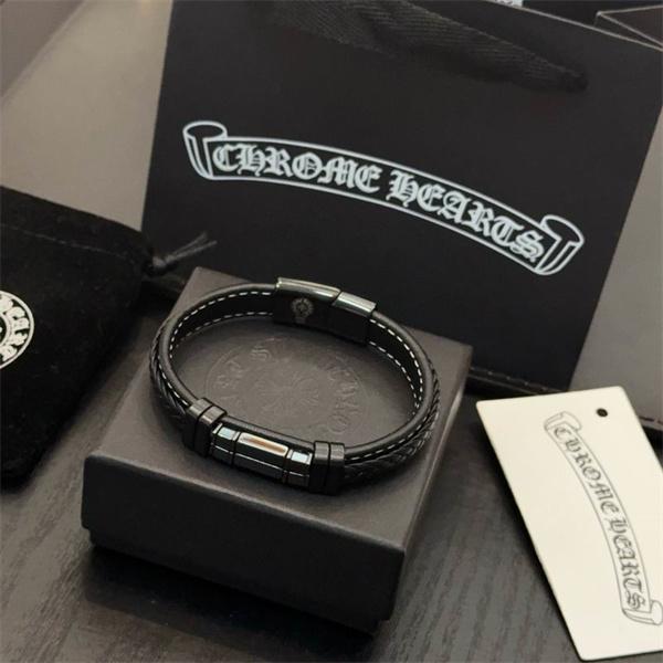 CHROME HEARTS クロムハーツ コピー 2026新作 上質 レザー ブレスレット 注目 トレンド