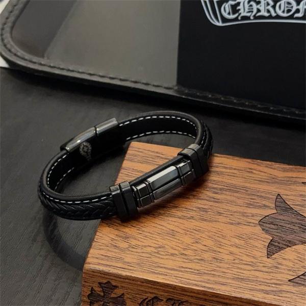 CHROME HEARTS クロムハーツ コピー 2026新作 上質 レザー ブレスレット 注目 トレンド