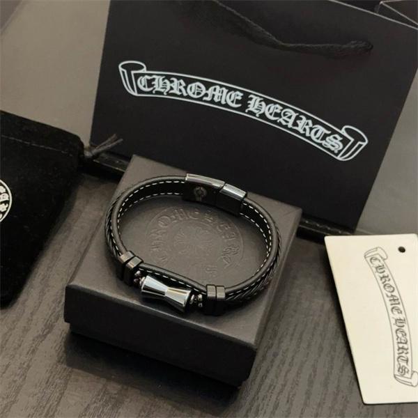 新登場 人気 CHROME HEARTS クロムハーツ コピー シルバーモチー フブレスレット 定番