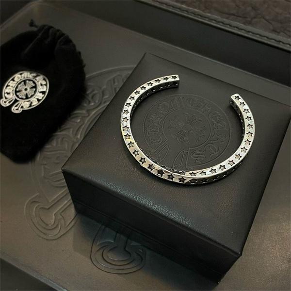 CHROME HEARTS クロムハーツ コピー 2026年新作 人気 シルバー バングル 定番 数量限定