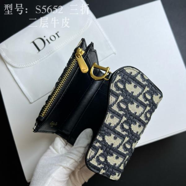 2026春夏☆DIOR  Lotus  Oblique☆ディオール折りたたみ財布 コピーS5652CTZQ-M928