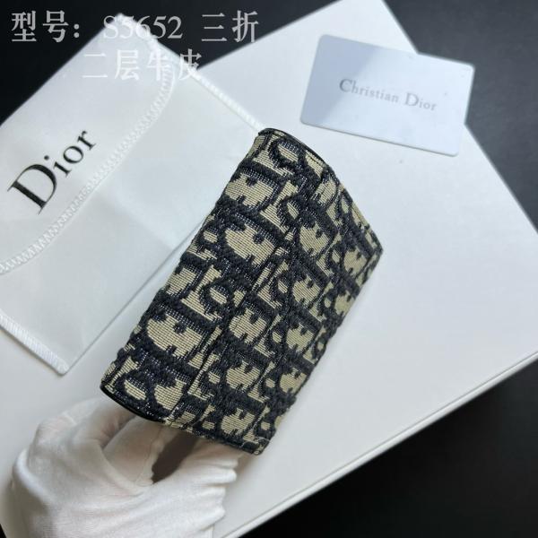 2026春夏☆DIOR  Lotus  Oblique☆ディオール折りたたみ財布 コピーS5652CTZQ-M928