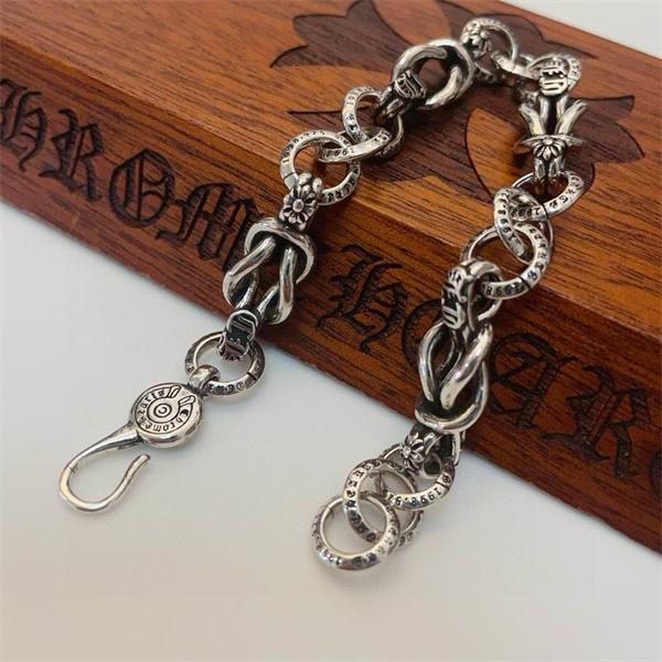 2026年モデル 高級 シルバーブレスレット 本格派 CHROME HEARTS クロムハーツ 偽物