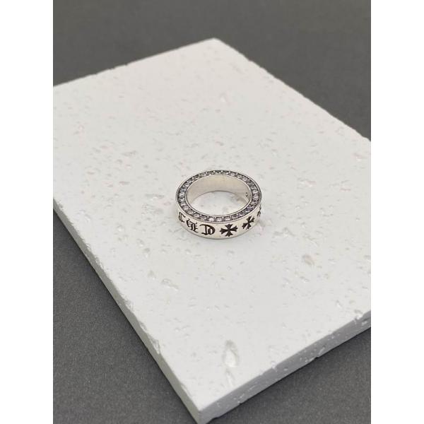 落ち着いた風合い 人気 デザインリング お洒落 CHROME HEARTS クロムハーツ 偽物