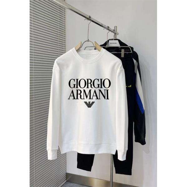 アルマーニ トレーナーコピーブラック通勤通学お勧めアイテム