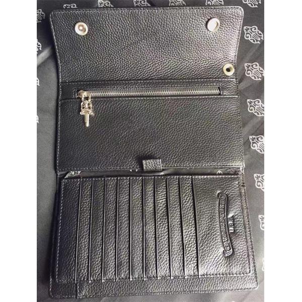 クロムハーツ長財布コピー CHROME HEARTS ウォレット 大人の男性に相応しいレザー 激安(日本最大級)