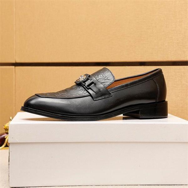 定番 2025ファッションに最も VERSACE ヴェルサーチ ビジネスシューズ_コピー 激安(日本最大級)