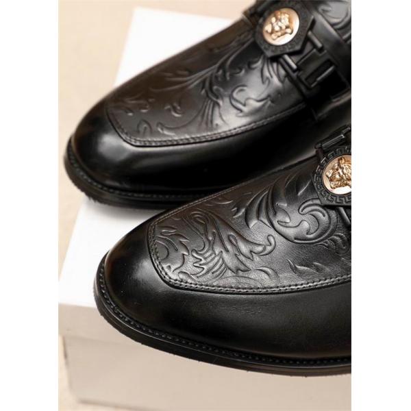 定番 2025ファッションに最も VERSACE ヴェルサーチ ビジネスシューズ_コピー 激安(日本最大級)