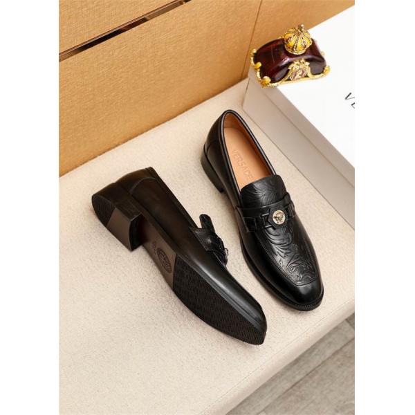定番 2025ファッションに最も VERSACE ヴェルサーチ ビジネスシューズ_コピー 激安(日本最大級)