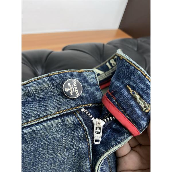 デニムパンツ 2025夏のマスト プラダ PRADA  ジーンズブランド激安通販 専門店