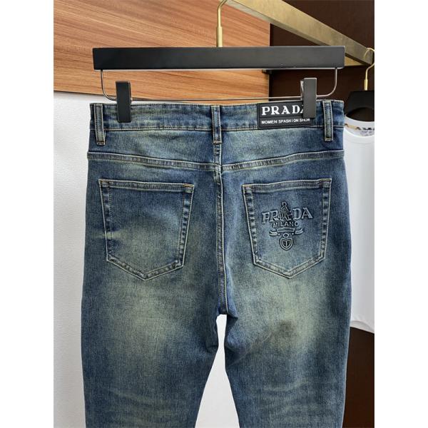 デニムパンツ 2025夏のマスト プラダ PRADA  ジーンズブランド激安通販 専門店