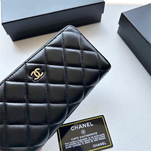 シャネル長財布 スーパーコピー 今季で一番人気の定番コレクション レディース ブラック 通勤通学 大容量 最安値