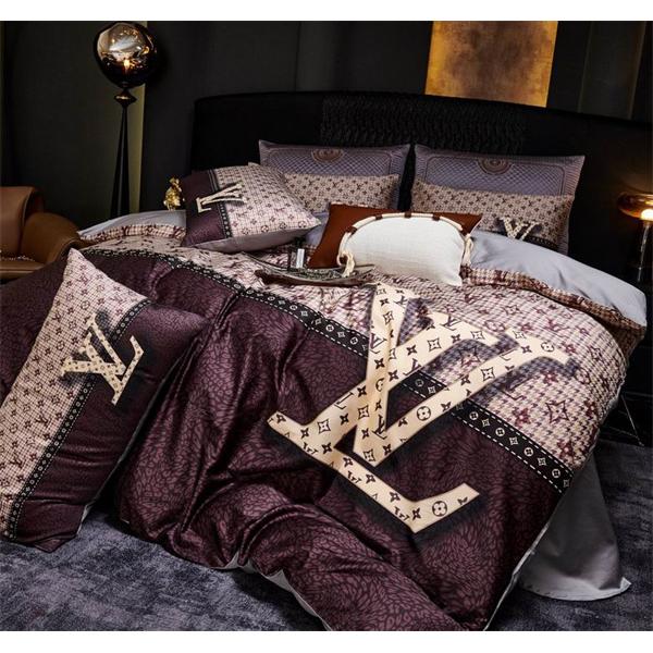 ルイ ヴィトン 寝具セット コピー2025-26秋冬 4点セット 注目のアイテム_シングルサイズ（約200×230cm）掛け布団カバー激安(日本最大級)