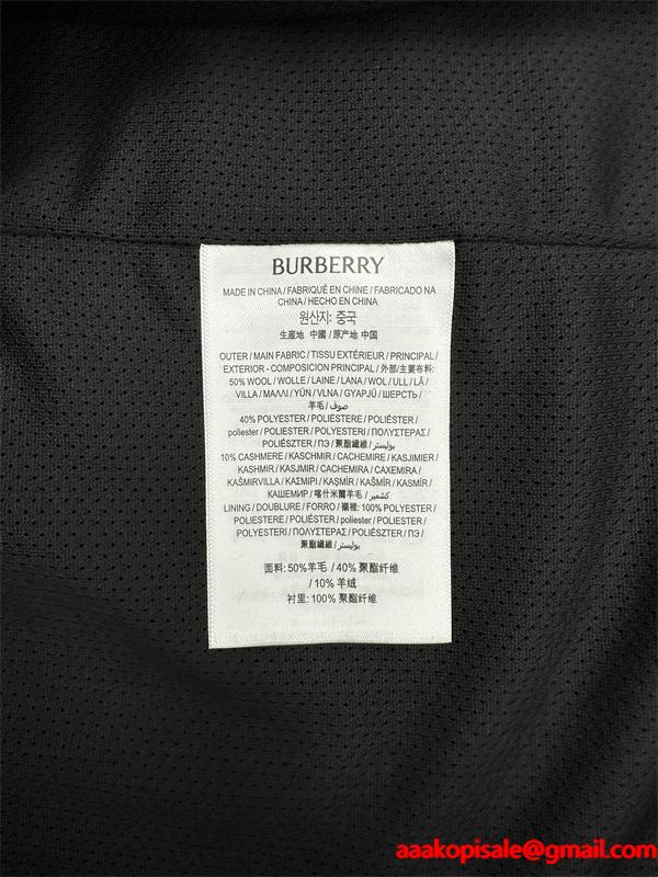 秋冬保暖 ブラック もこもこ ボアジャケット 高級感 BURBERRY バーバリー 偽物