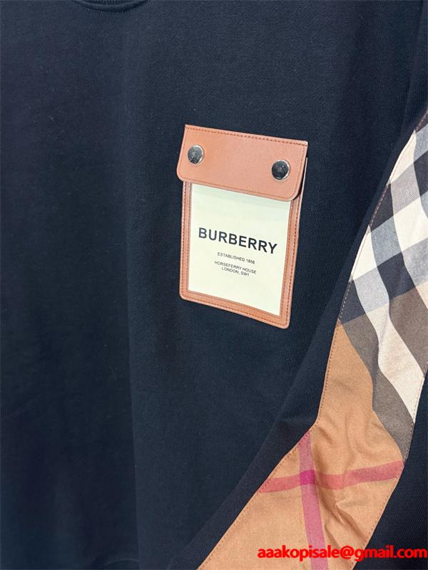 2026新作 秋冬万能 ホワイト 上品チェック BURBERRY バーバリー コピー トレーナー 