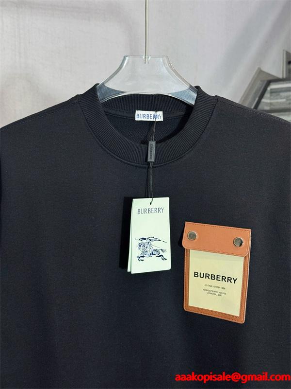 2026新作 秋冬万能 ホワイト 上品チェック BURBERRY バーバリー コピー トレーナー 