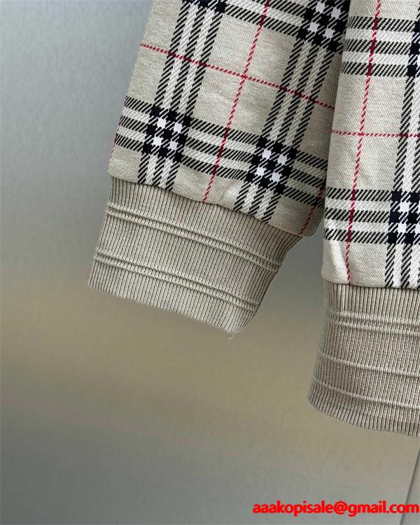新作 パーカー ジップアップ 大人カジュアル 人気 BURBERRY バーバリー スーパーコピー