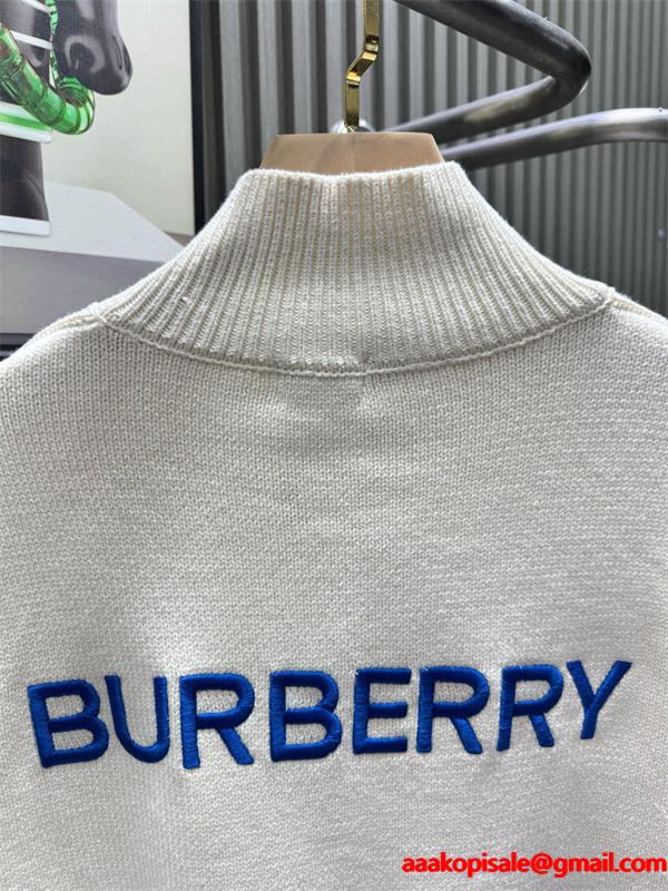 限定 秋冬ぬくもり ニット セーター 刺繍 洗練 上質 BURBERRY バーバリー スーパーコピー