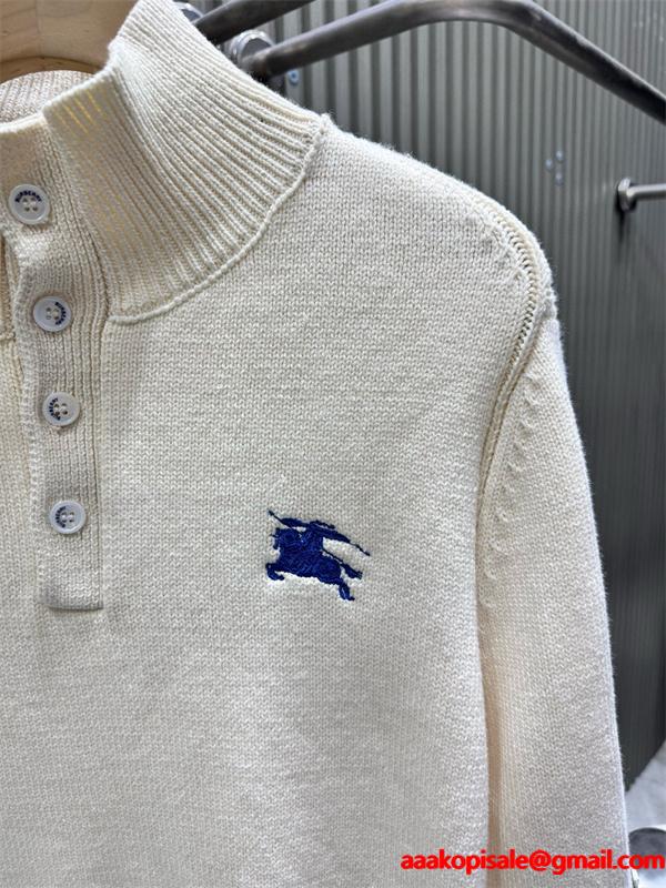 限定 秋冬ぬくもり ニット セーター 刺繍 洗練 上質 BURBERRY バーバリー スーパーコピー