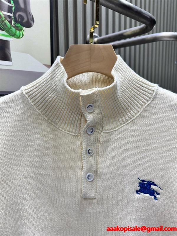 限定 秋冬ぬくもり ニット セーター 刺繍 洗練 上質 BURBERRY バーバリー スーパーコピー