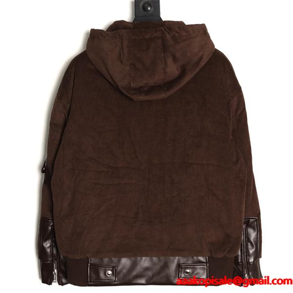 高級ライン 秋冬リッチダウン フーデッド レザー BURBERRY バーバリー スーパーコピー  