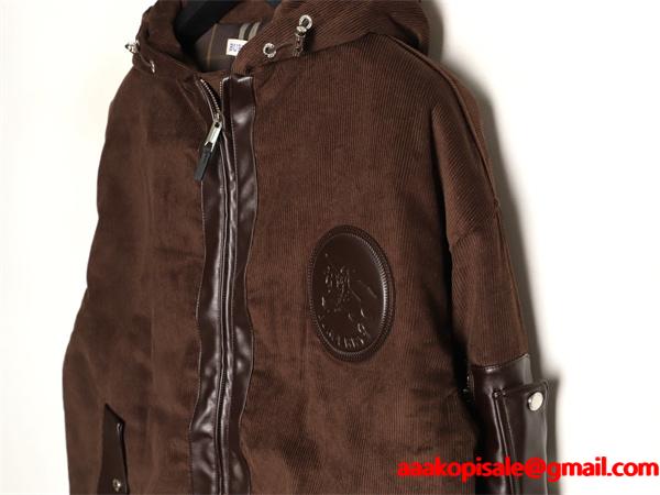 高級ライン 秋冬リッチダウン フーデッド レザー BURBERRY バーバリー スーパーコピー  
