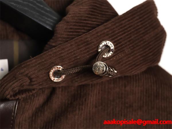 高級ライン 秋冬リッチダウン フーデッド レザー BURBERRY バーバリー スーパーコピー  