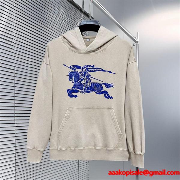 季節限定 秋冬快適 BURBERRY バーバリー スーパーコピー パーカー ナイトロゴ 印象的